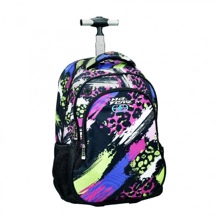 Trolley Backpack No Fear Fluo Prints...