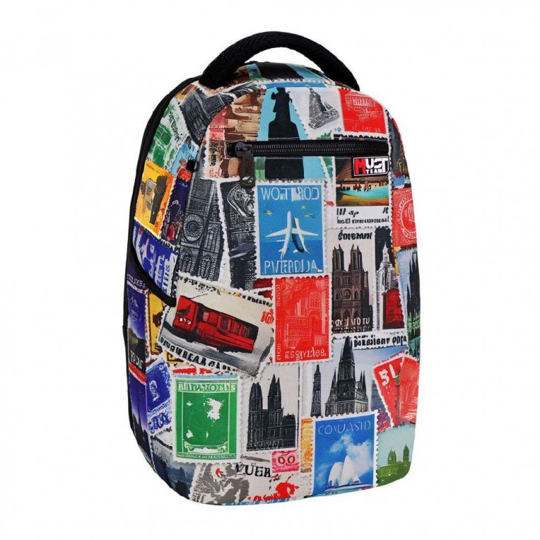 Backpack Must Team Art Postage Stamps...