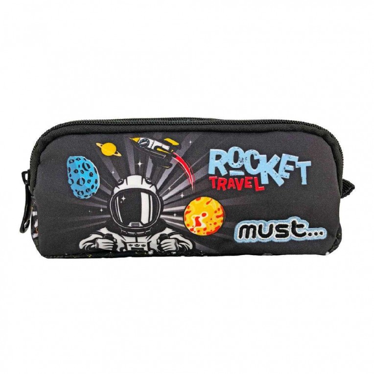 Round Pencil Case Must Energy Rocket...