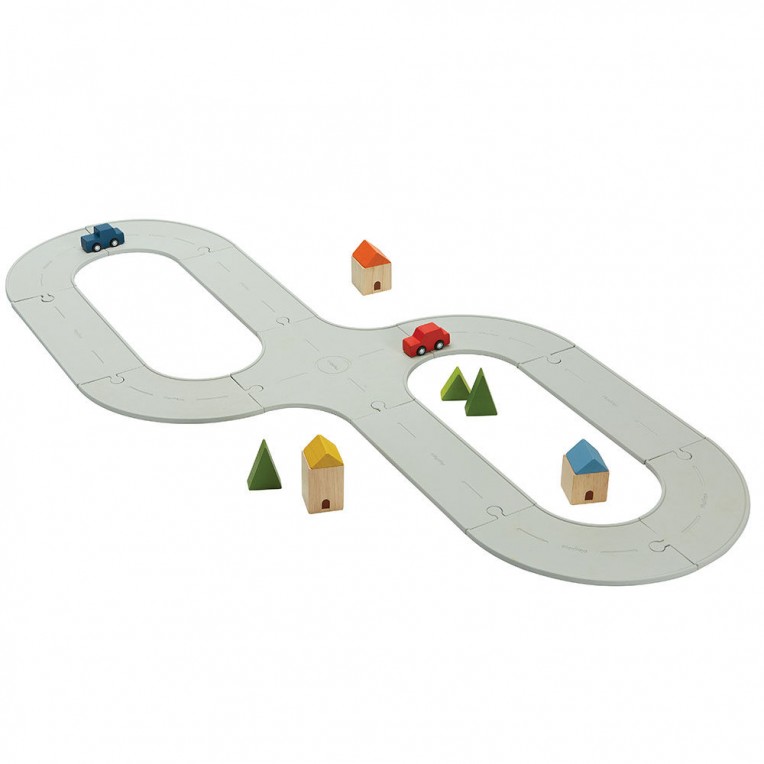 Plan Toys Οδικό & Σιδηροδρομικό Σετ...