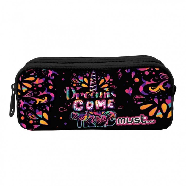 Round Pencil Case Must Energy Dreams...