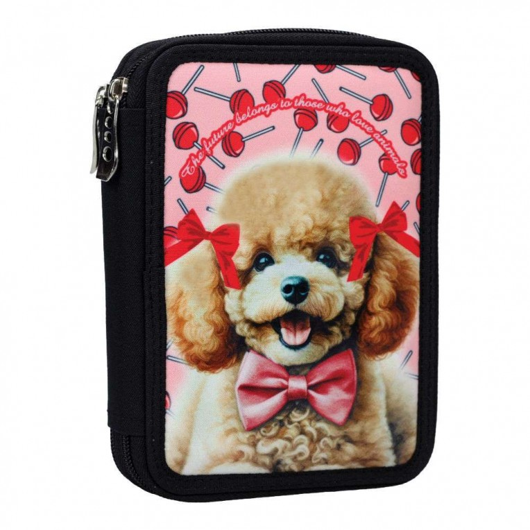 Κασετίνα Διπλή Γεμάτη Love Poodle...