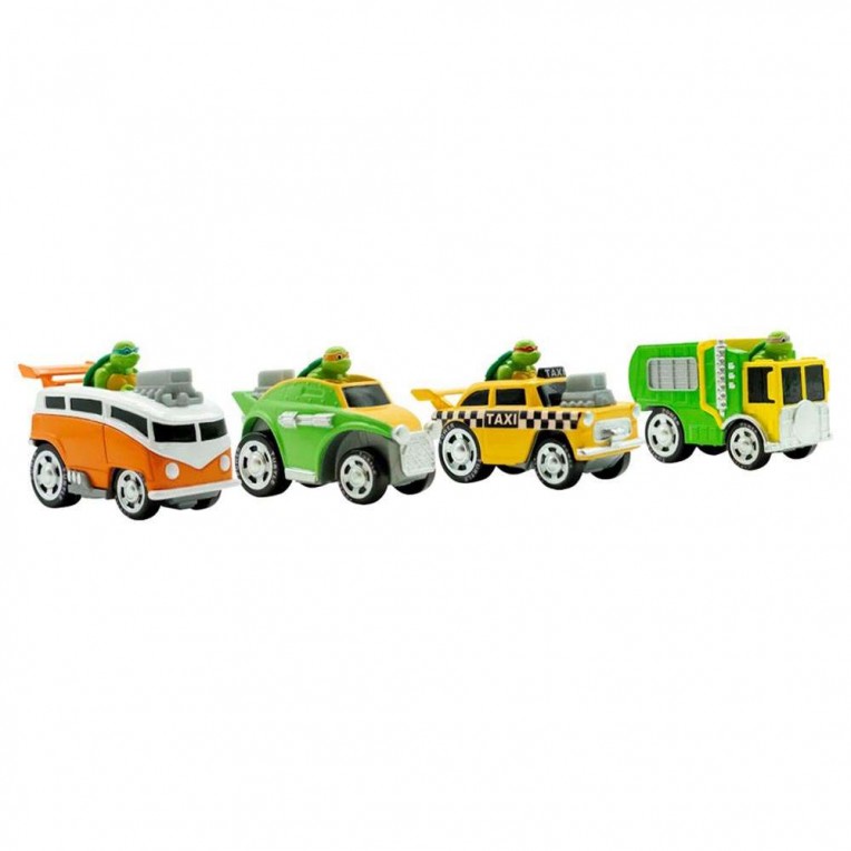 TMNT Όχημα με Μίνι Φιγούρα - 4 Σχέδια...