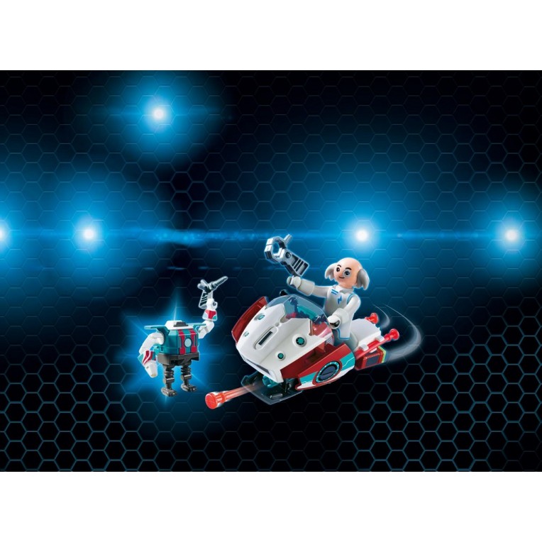 Playmobil Super 4 Δόκτωρ Χ και Skyjet