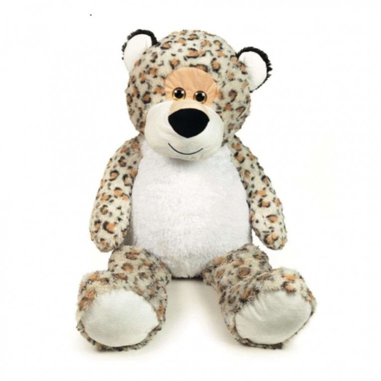 Plush Leopard with Glitter Eyes 100cm...