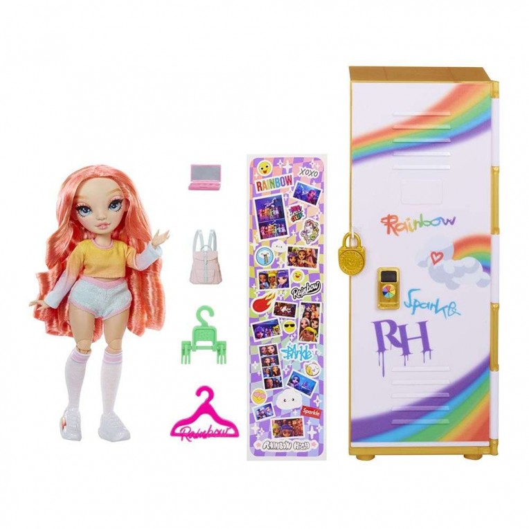 Rainbow High Locker with Doll Pinkly...