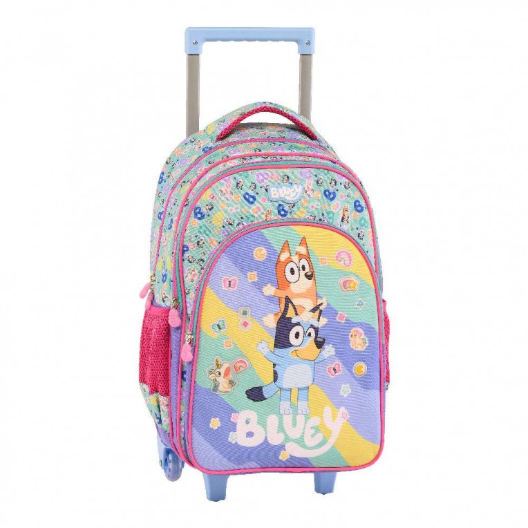 Trolley Backpack Bluey Stickers Rain...