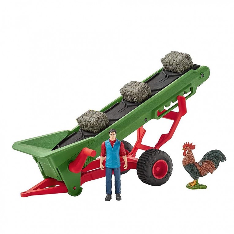 Schleich Farm World Hay Conveyor With...