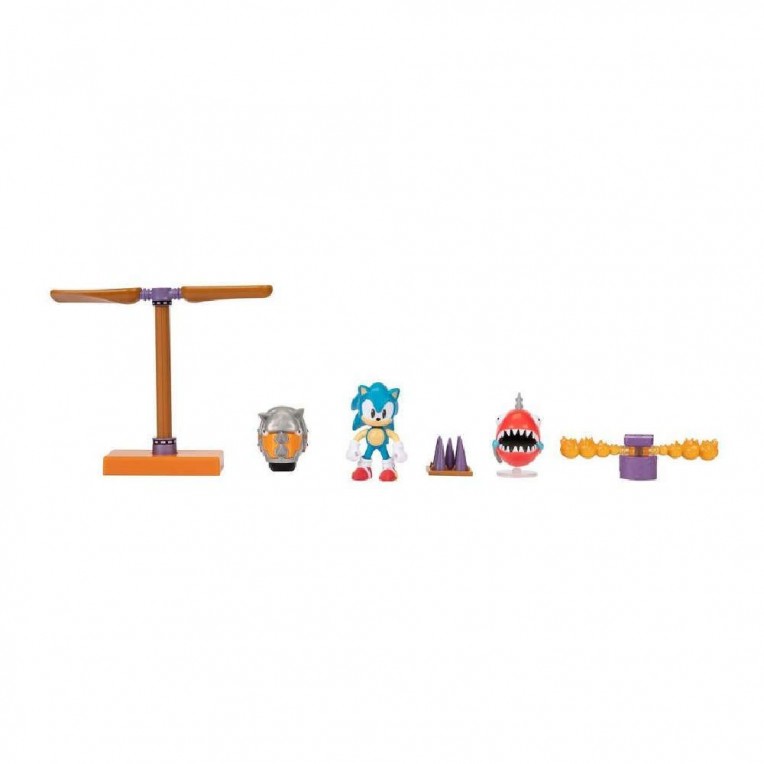 Sonic The Hedgehog Diorama with 3...