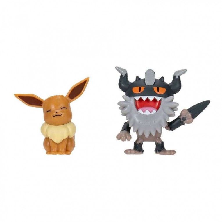 Pokemon Battle Figures 2-Pack Eevee &...