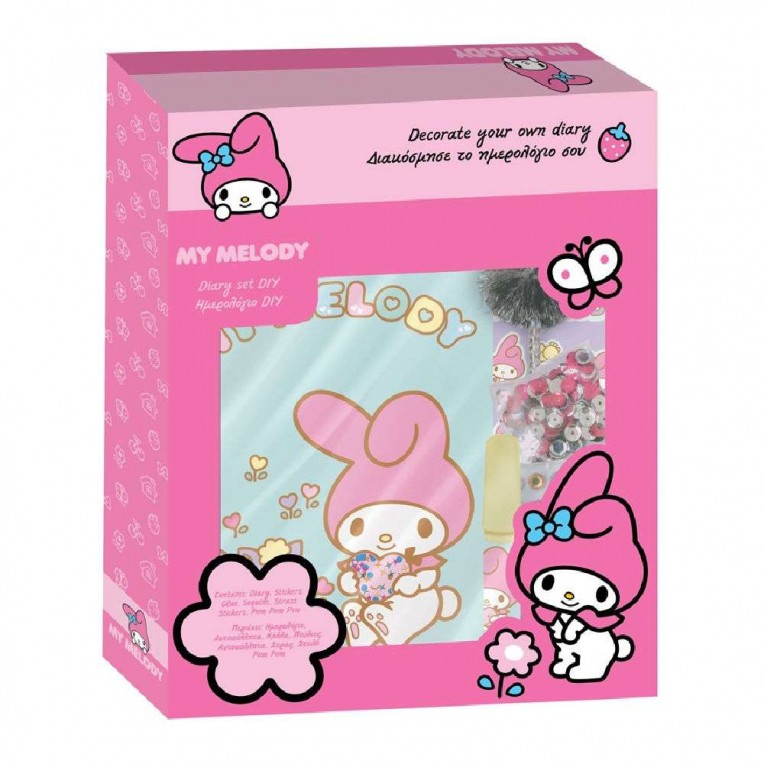 Diary with Lock DIY Set Sanrio Hello...