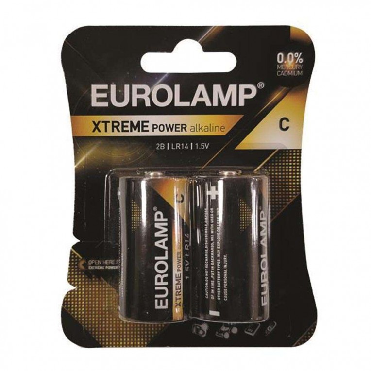 Αλκαλικές Μπαταρίες Eurolamp C LR14...