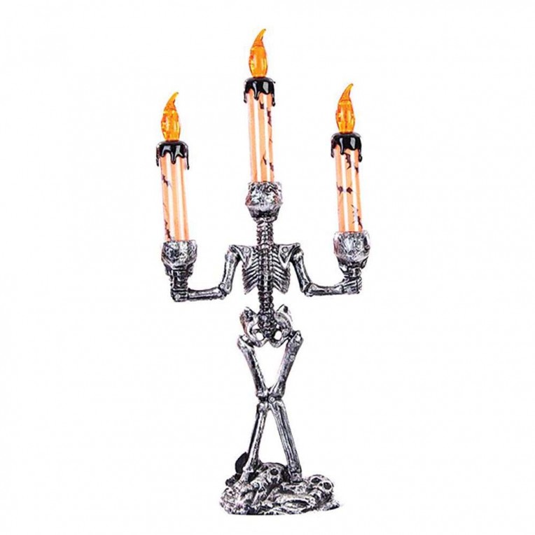 Decorative Candlestick Skeleton with...