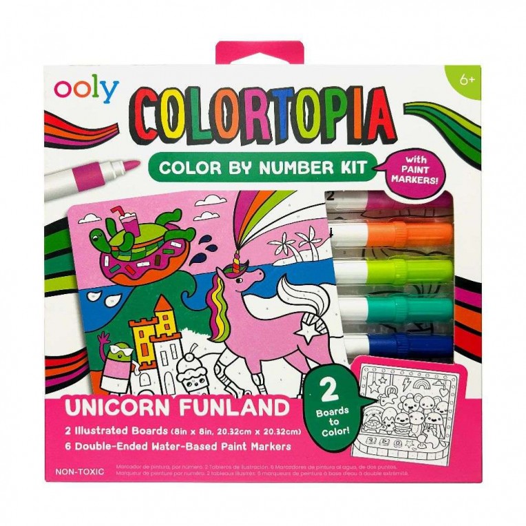 Ooly Colortopia Color By Number Paint...