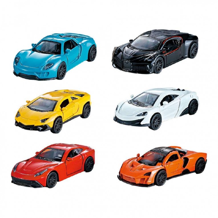 Luna Toys Μεταλλικό Όχημα Pull Back...