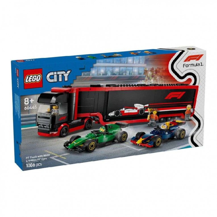 LEGO City F1 Truck with RB20 & AMR24...