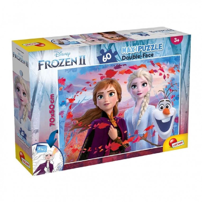 Lisciani Παζλ Maxi Double-Face Frozen...
