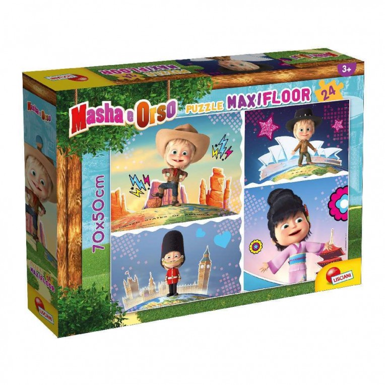 Lisciani Puzzle Maxi Floor Masha and...