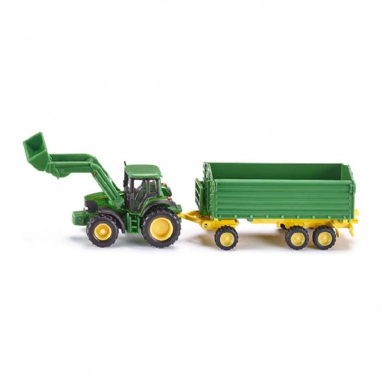 Siku Τρακτέρ John Deere με Φαγανάκι &...