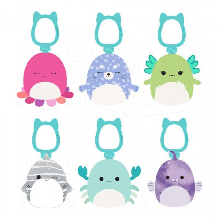 SquishMallows Plush Keychain 9cm Wave...