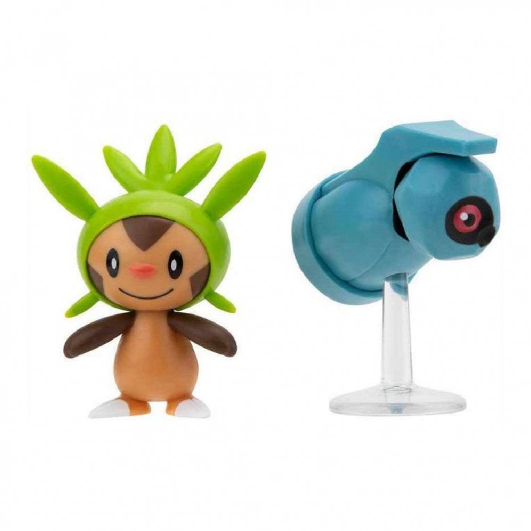 Pokemon Φιγούρες Μάχης 2-Pack Chespin...