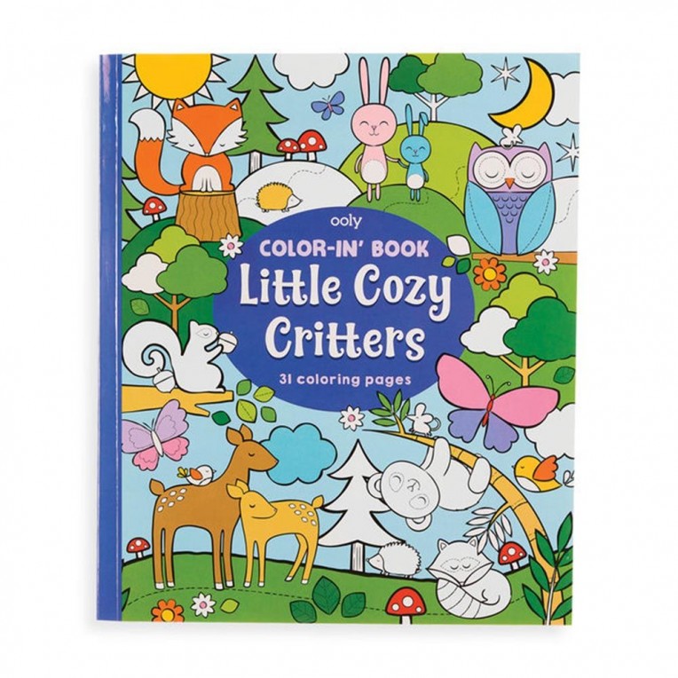 Ooly Βιβλίο Χρωματισμού Little Cozy...