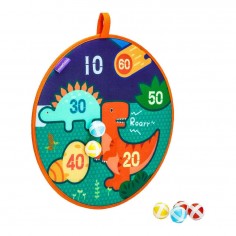 mierEdu Dartboard Game Dino... 2