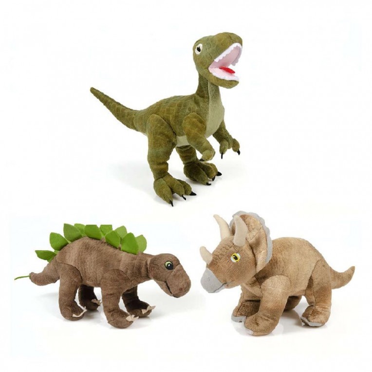 Plush Realistic Dinosaur 30cm - 3...