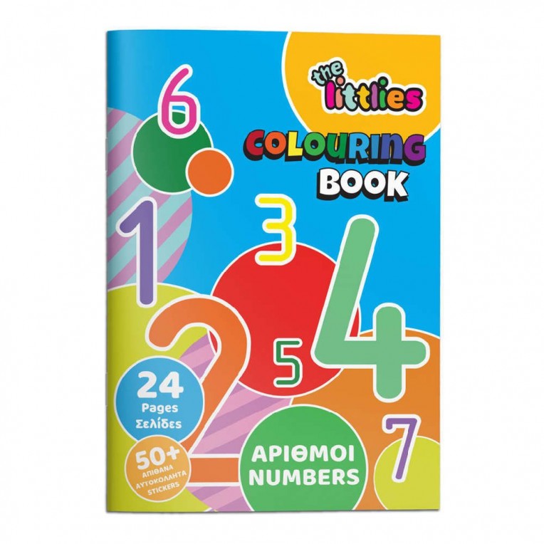 Painting Book The Littlies Numbers A4...