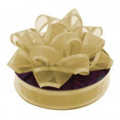Organza Ribbon Gold (31921-BC)