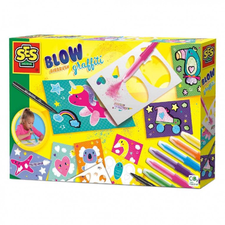 SES Creative Σετ Ζωγραφικής Blow...