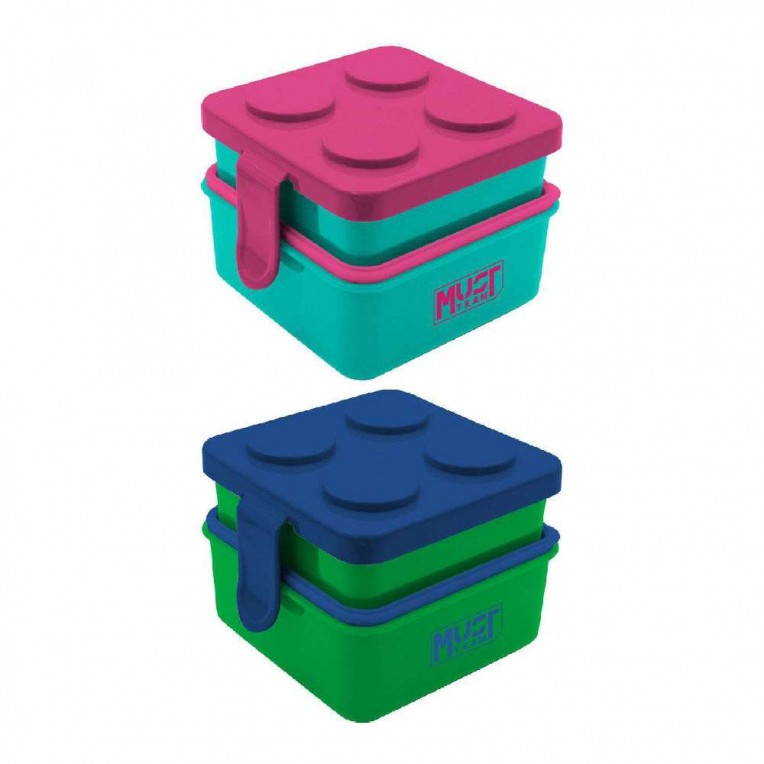 Set Lunch Box Container PP Plastic 2...