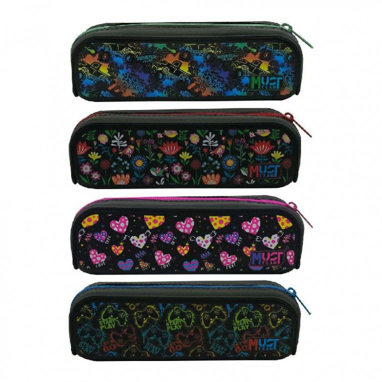 Silicone Round Pencil Case Must Team...
