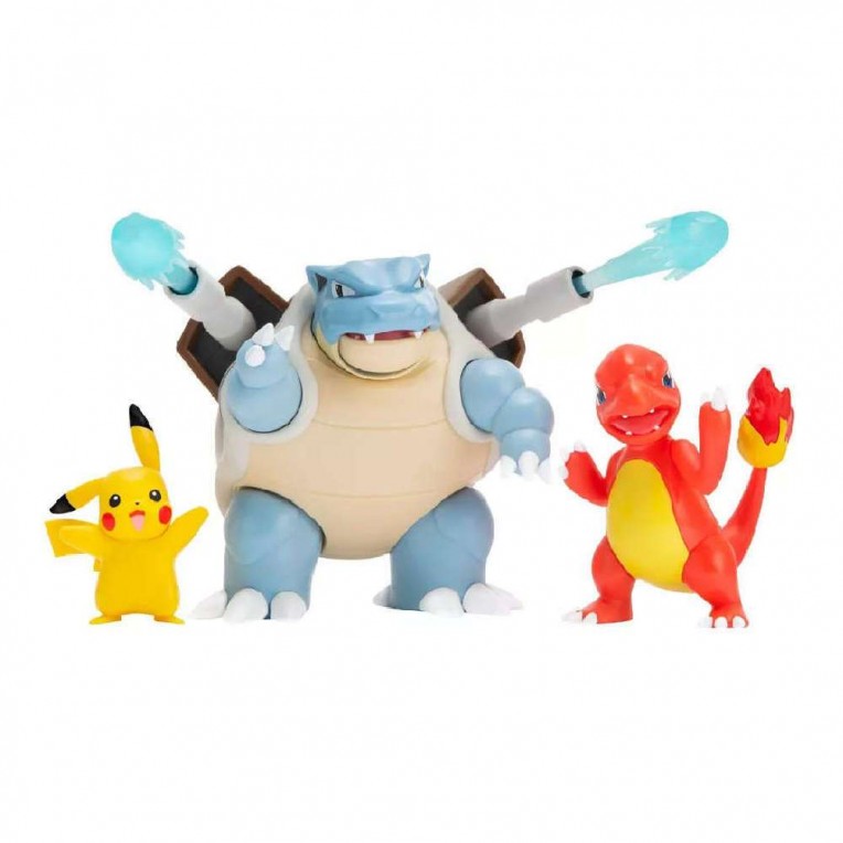 Pokemon 3 Figure Battle Pack Pikachu,...