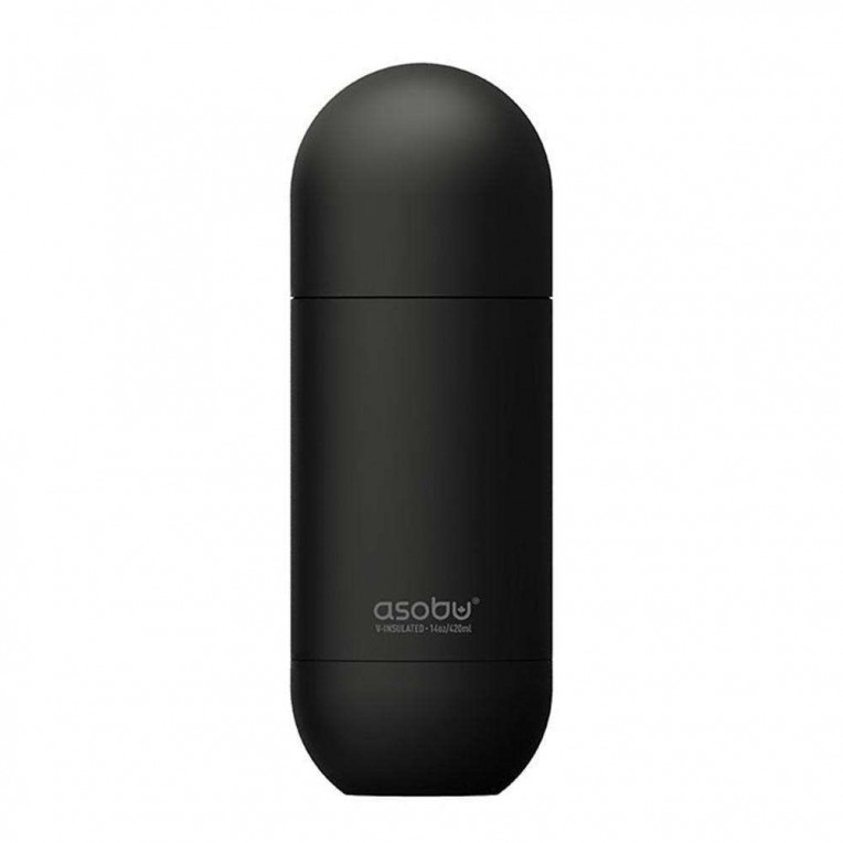 Asobu Μπουκάλι Θερμός Orb Μαύρο 420ml...