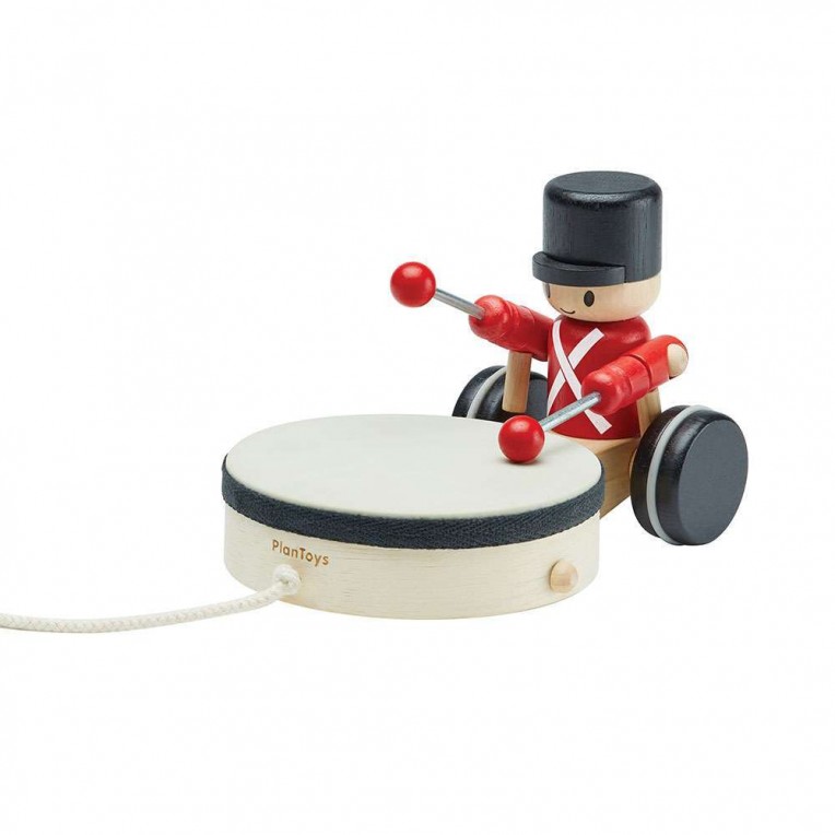 Plan Toys Ξύλινο Συρόμενο Τυμπανιστής...
