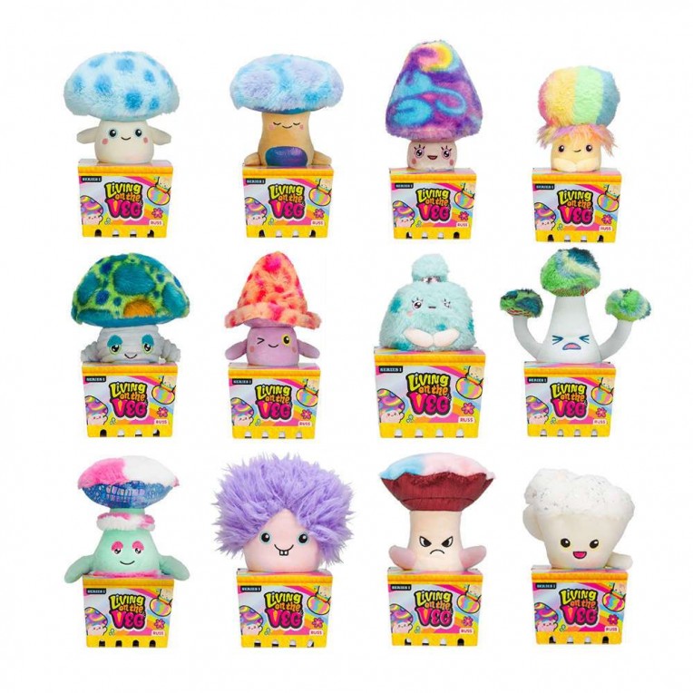 Living on the Veg Plush FunGuys 15cm...