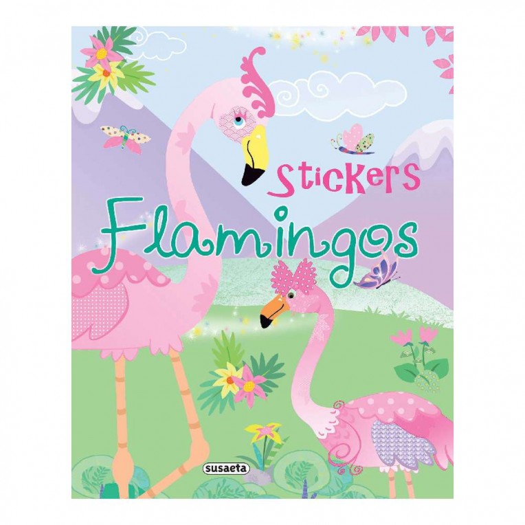 Βιβλίο με Αυτοκόλλητα Flamingos (1859)