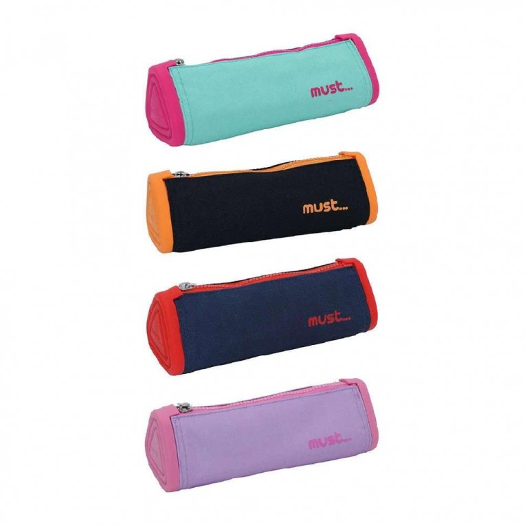 Round Pencil Case Must with 1...