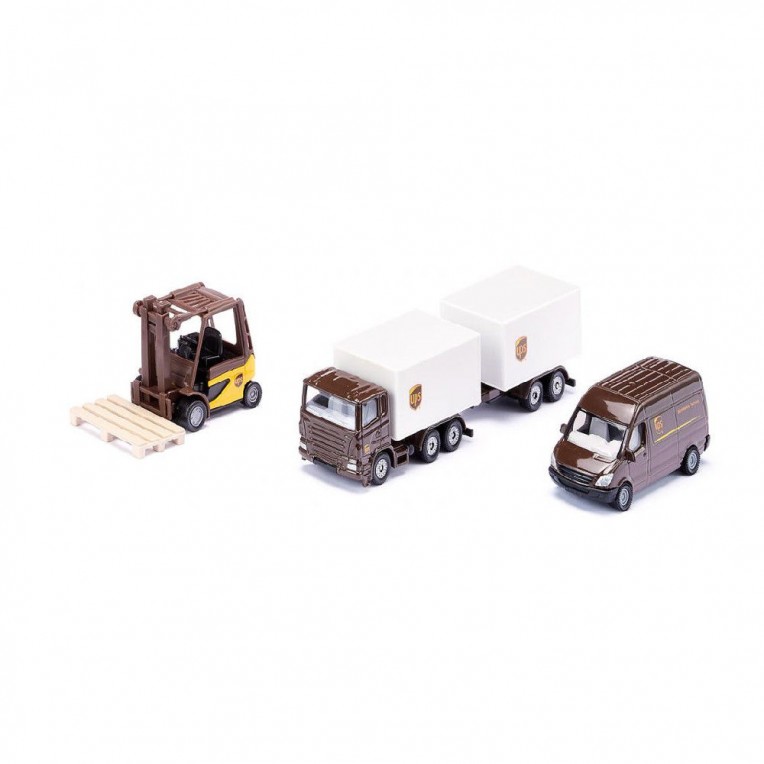 Siku Οχήματα UPS Logistics Σετ 3τεμ....