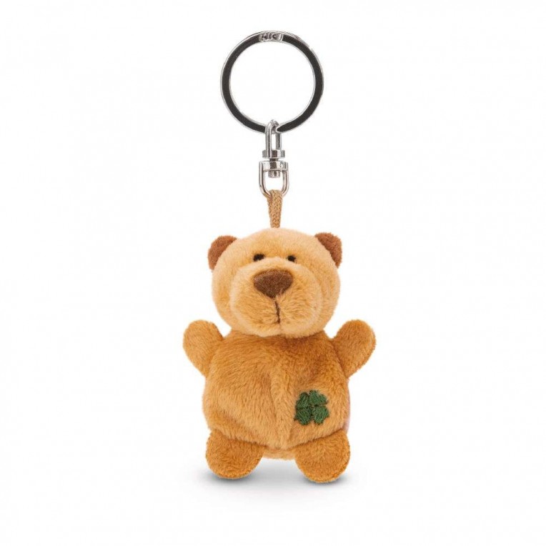 Nici Plush Keychain Beige Bear with...