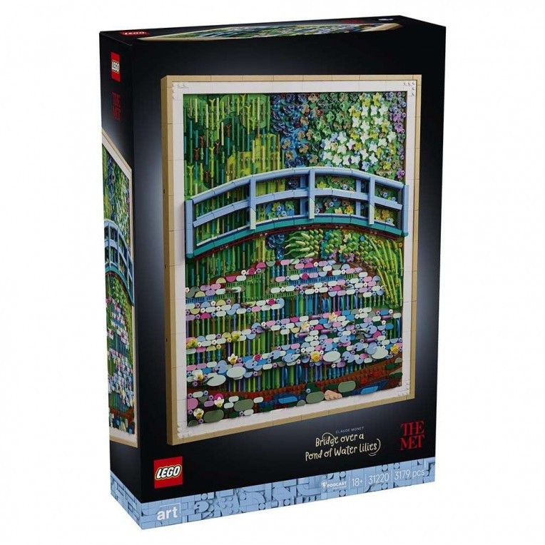 LEGO Art Claude Monet Bridge over a...