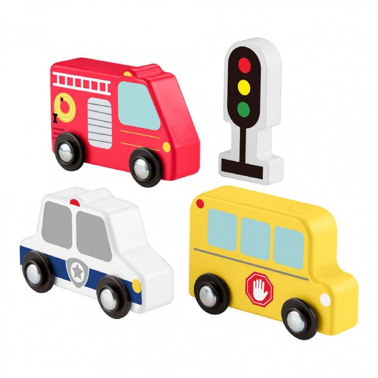 Fisher-Price Wooden Vehicle Pack (JCY32)