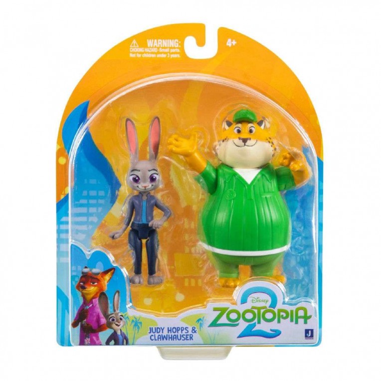 Disney Zootopia 2 Set with 2 Figures 8cm - 3 Designs (JWZ00061)