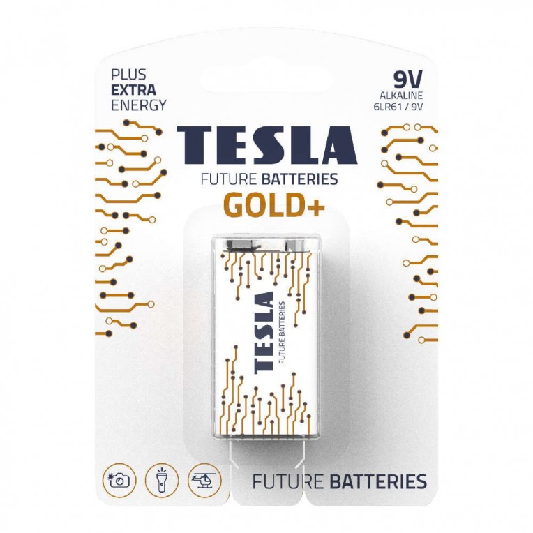 Tesla Batteries Alkaline Gold+ 6LR61...