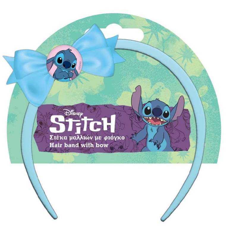 Hair Band with Bow Disney Stitch 1pc...