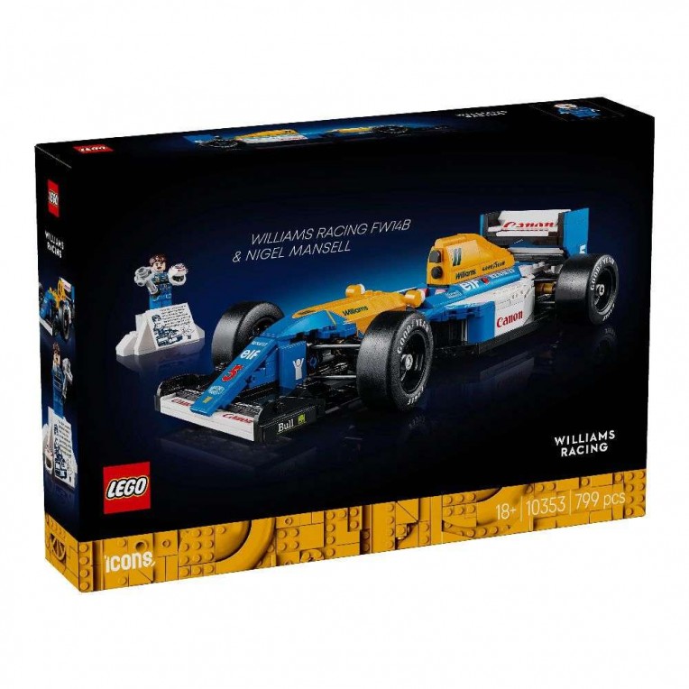LEGO Icons Williams Racing FW14B &...