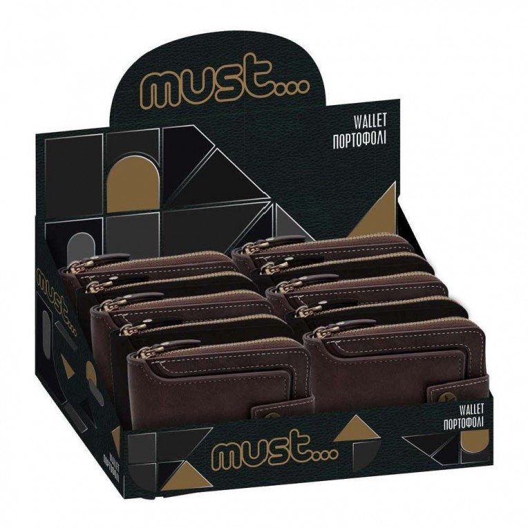 Wallet Must for Men with Zipper and...