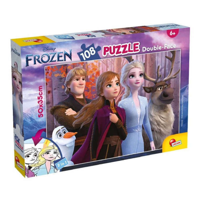 Lisciani Puzzle Double-Face Disney...