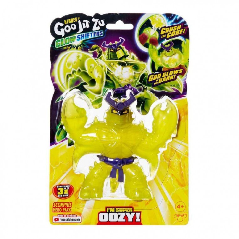 Goo Jit Zu Figure Glow Shifters Hero Pack - 8 Designs (GJT41000)
